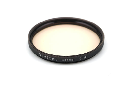 Vivitar 49mm Color Correction Filter 81A - Accessory