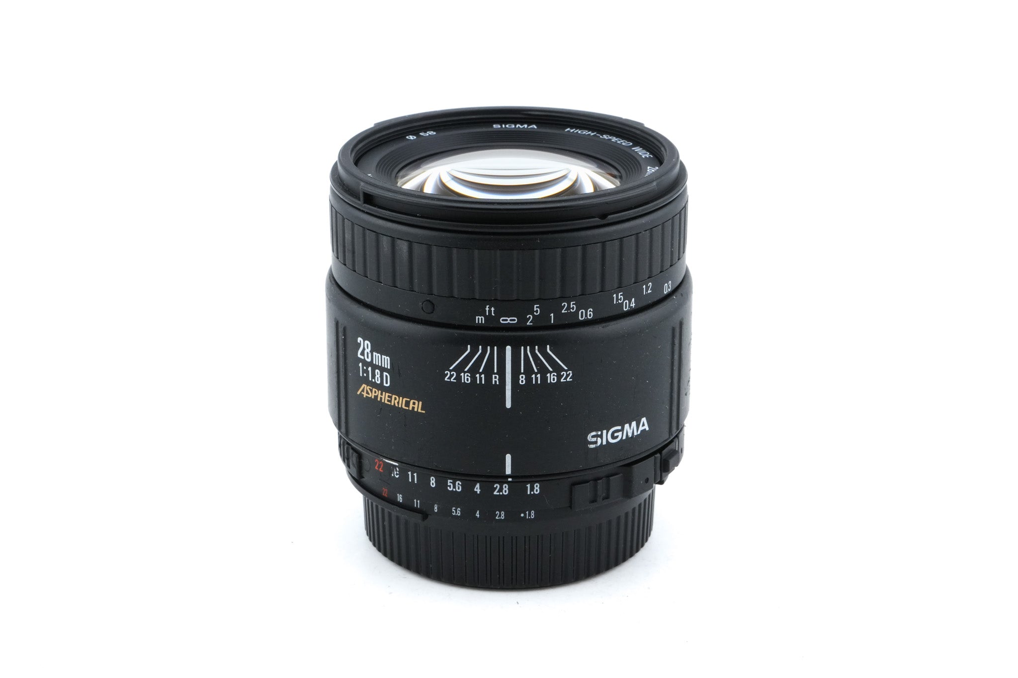 Sigma 28mm f1.8 High-Speed Wide Aspherical II - Lens