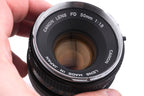 Canon 50mm f1.8 (Chrome Nose)