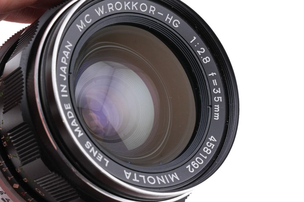 Minolta 35mm f2.8 MC W.Rokkor-HG