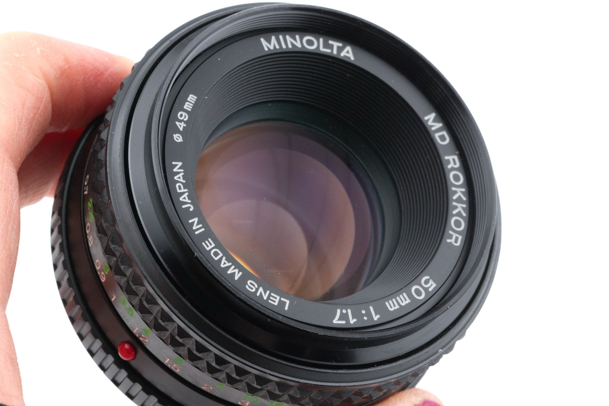 Minolta 50mm f1.7 MD Rokkor