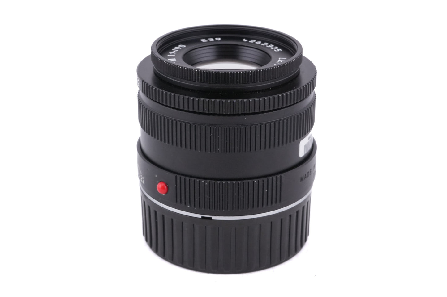 Leica 90mm f4 Macro-Elmar-M (Type II) (11670) + Lens Hood (12575)