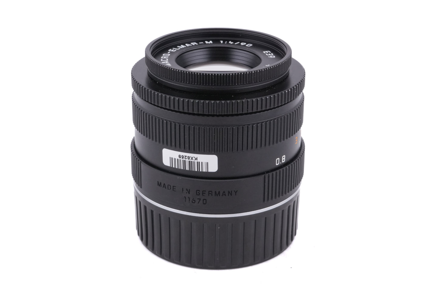 Leica 90mm f4 Macro-Elmar-M (Type II) (11670) + Lens Hood (12575)