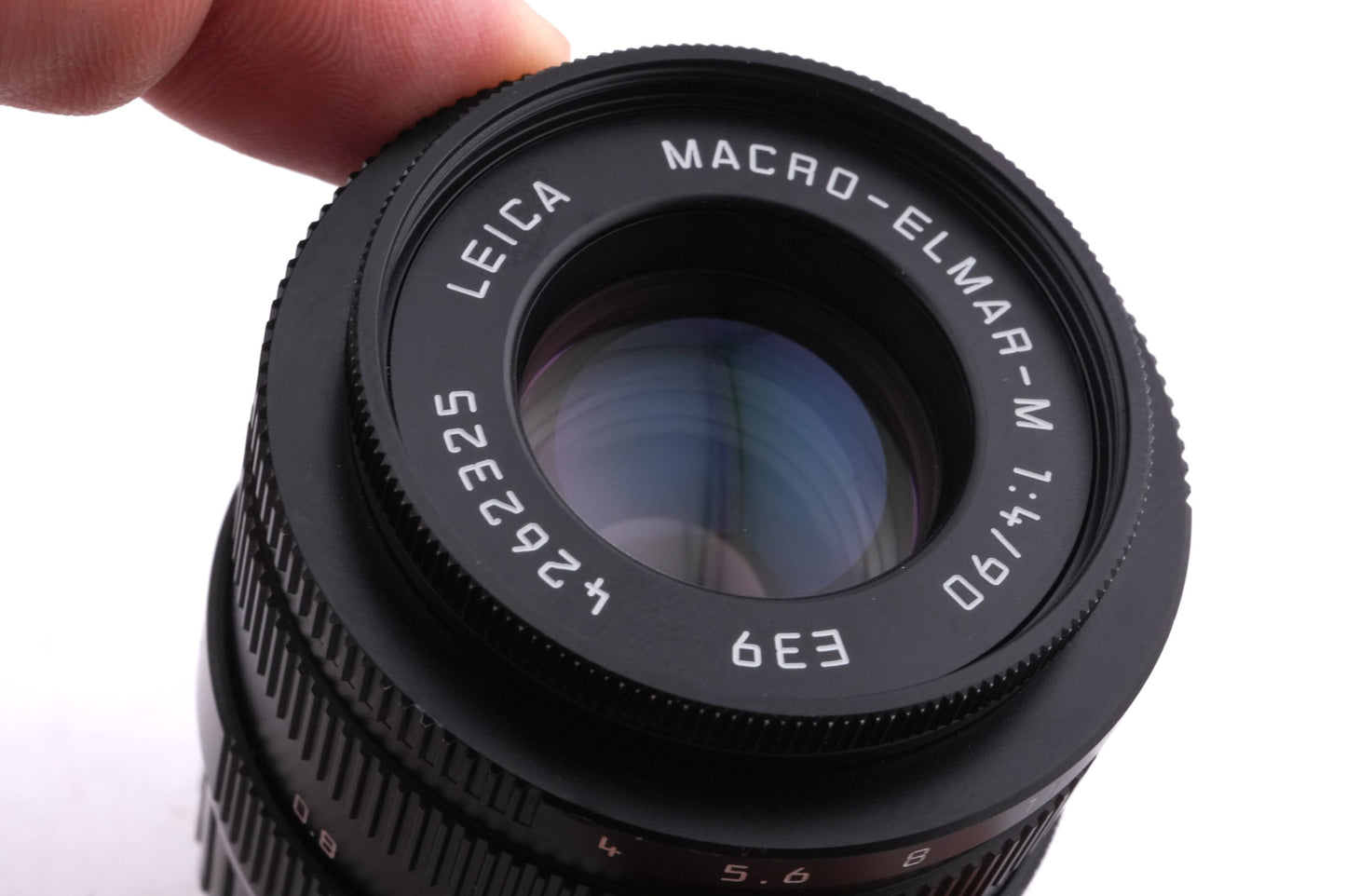 Leica 90mm f4 Macro-Elmar-M (Type II) (11670) + Lens Hood (12575)