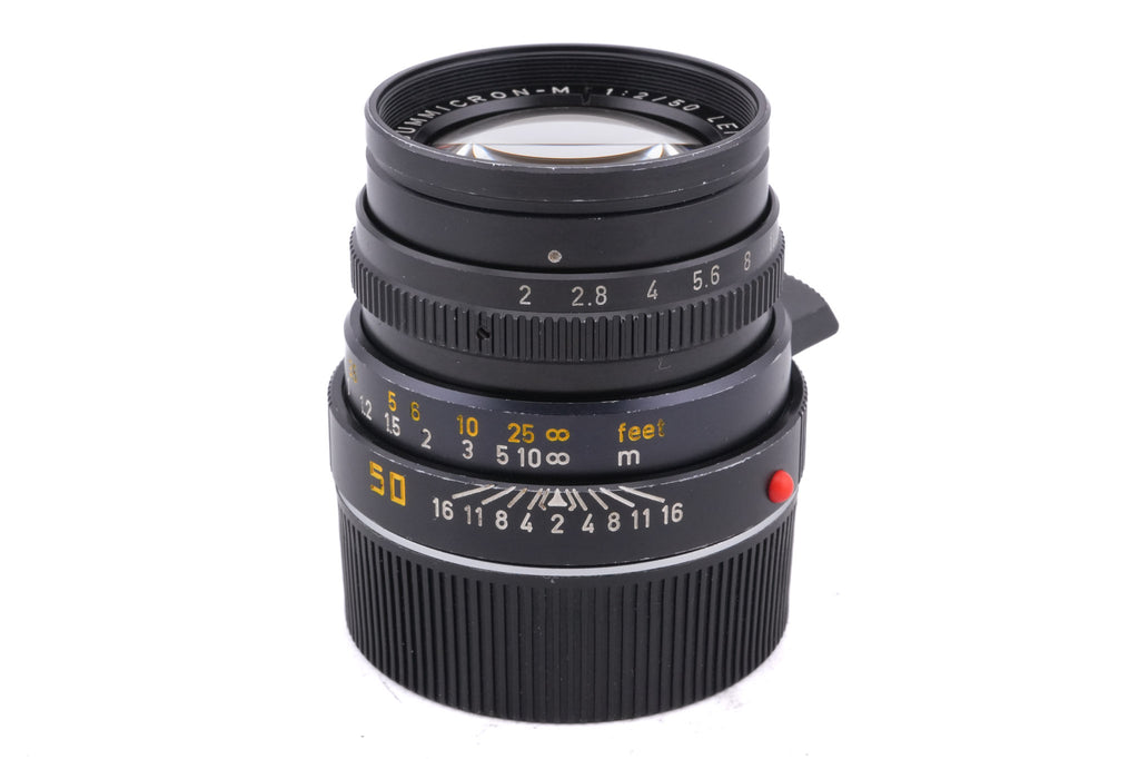 Leica 50mm f2 Summicron-M (Type IV) (Black, 11819)