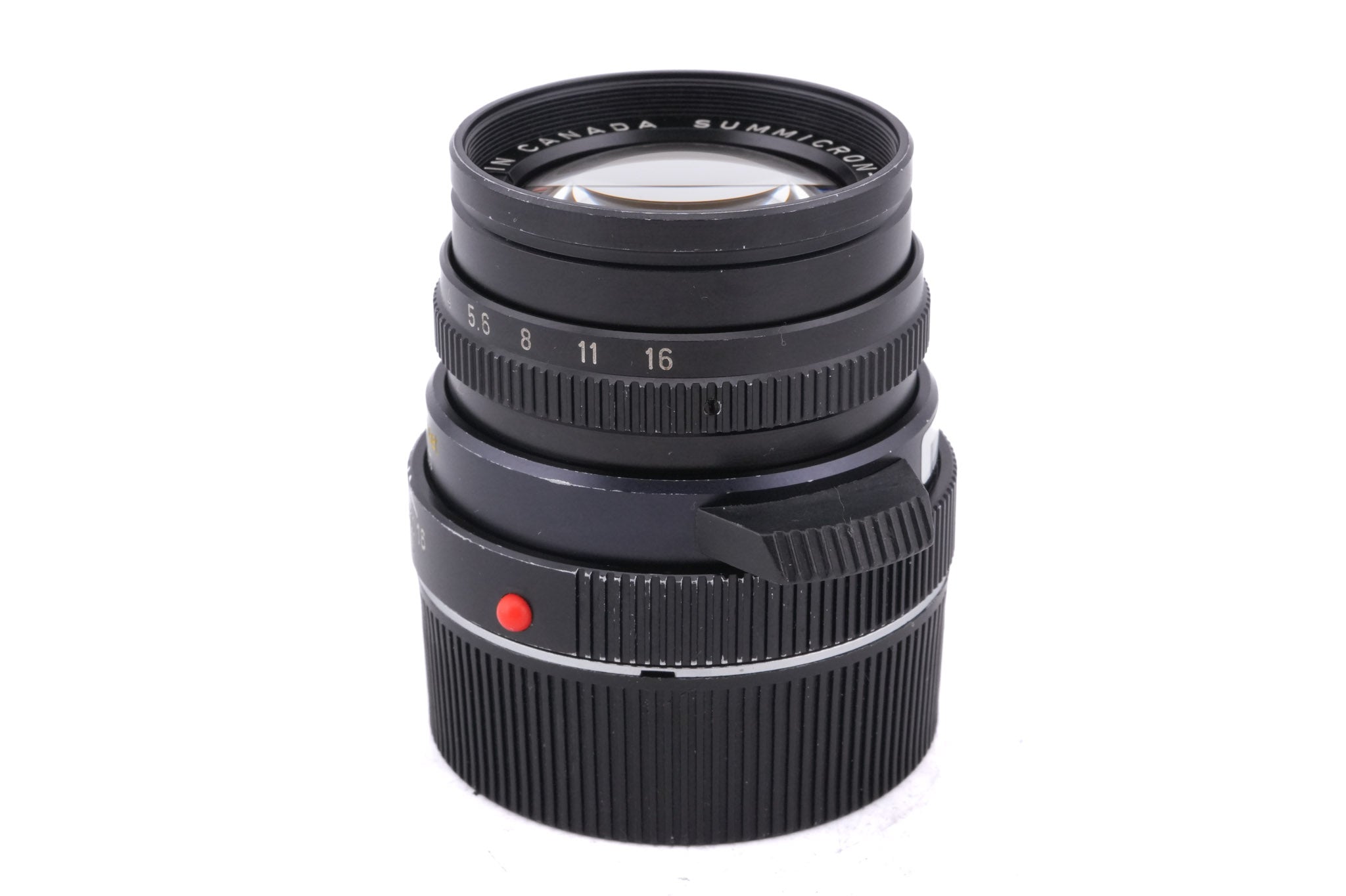 Leica 50mm f2 Summicron-M (Type IV) (Black, 11819)