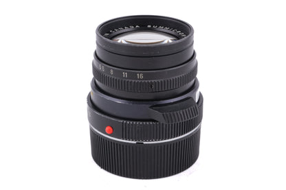 Leica 50mm f2 Summicron-M (Type IV) (Black, 11819)