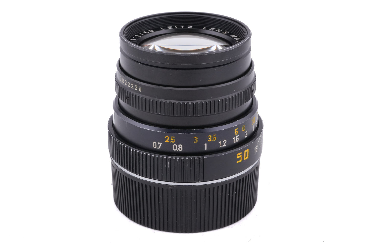 Leica 50mm f2 Summicron-M (Type IV) (Black, 11819)