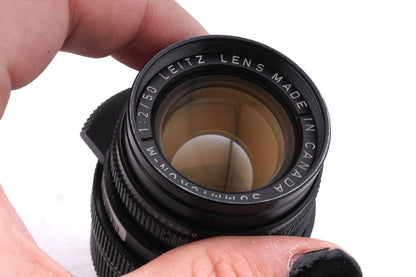 Leica 50mm f2 Summicron-M (Type IV) (Black, 11819)