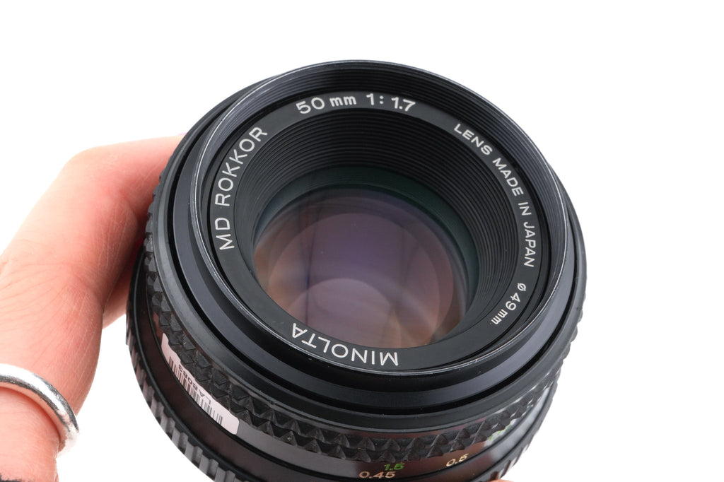 Minolta 50mm f1.7 MD Rokkor