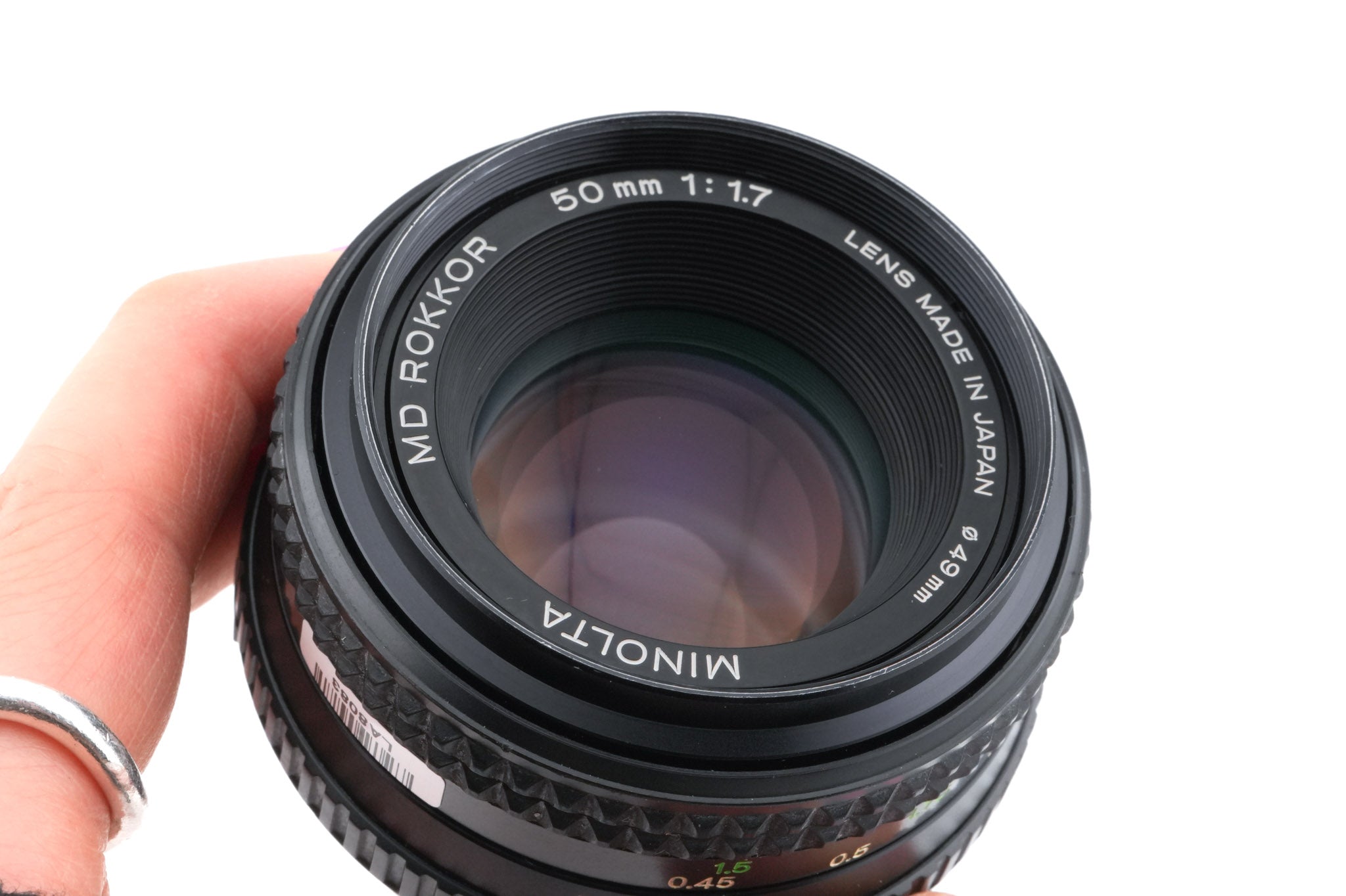 Minolta 50mm f1.7 MD Rokkor