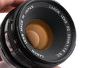 Canon 50mm f1.8 S.C.