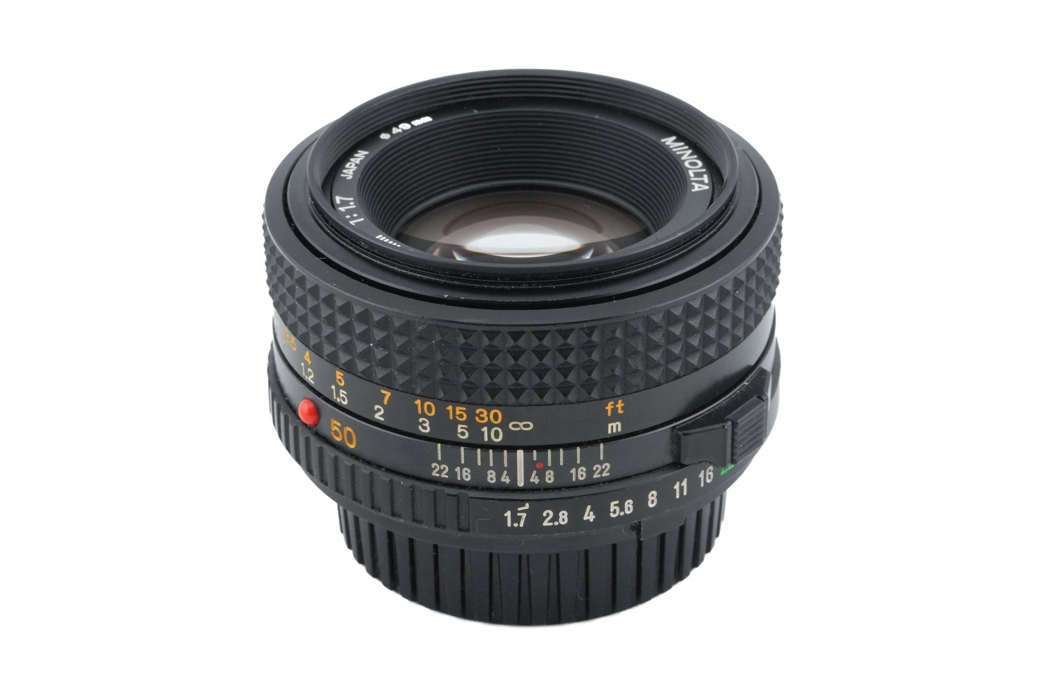 Minolta 50mm f1.7 MD