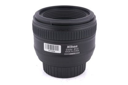 Nikon 50mm f1.4 AF-S Nikkor G