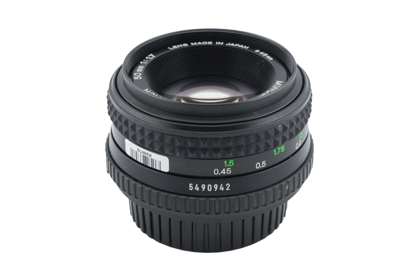 Minolta 50mm f1.7 MD Rokkor