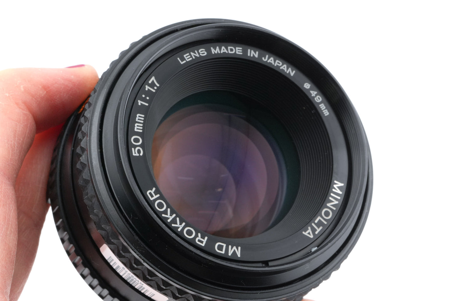 Minolta 50mm f1.7 MD Rokkor