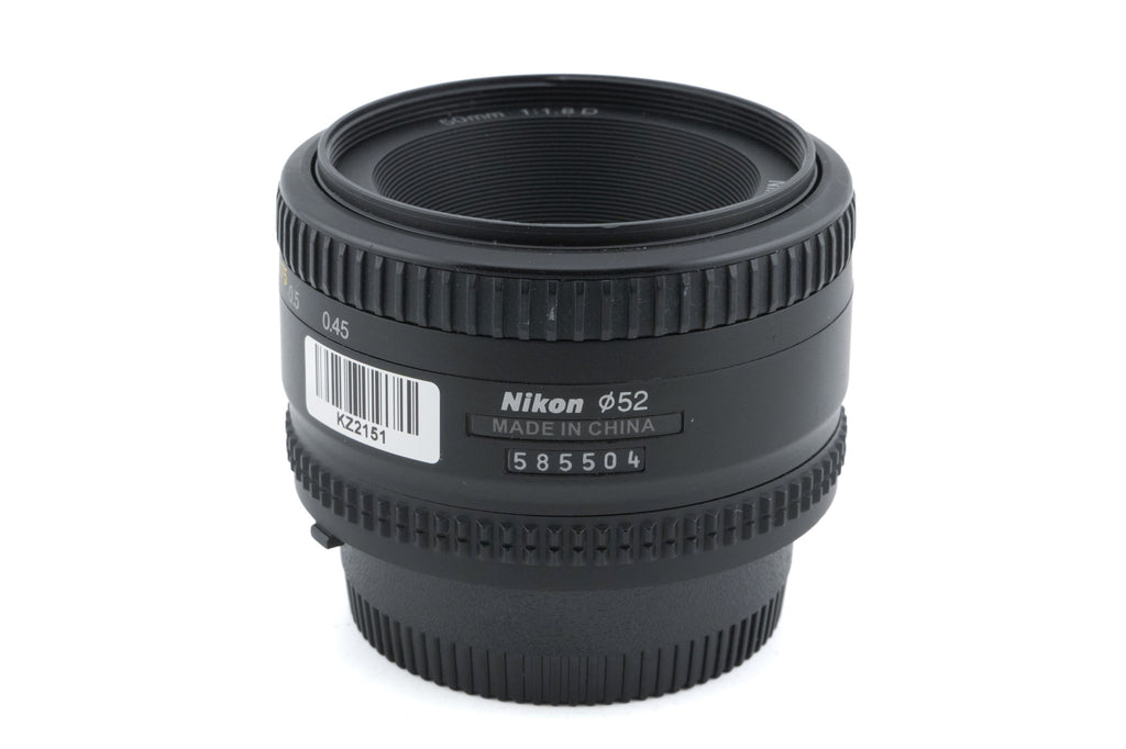 Nikon 50mm f1.8 AF Nikkor D