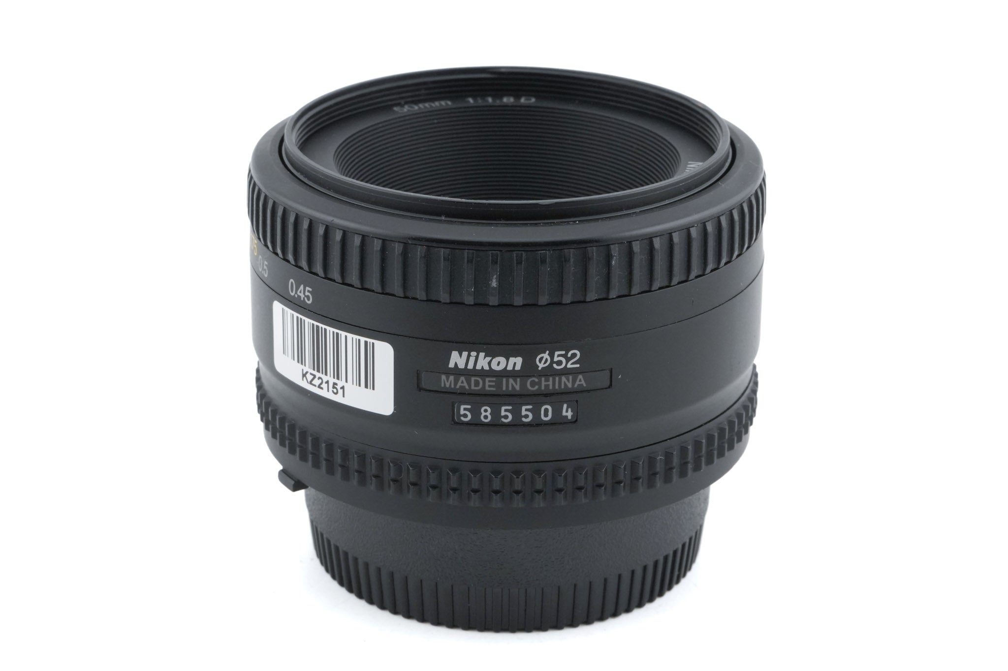 Nikon 50mm f1.8 AF Nikkor D