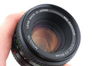 Minolta 50mm f1.7 MD Rokkor