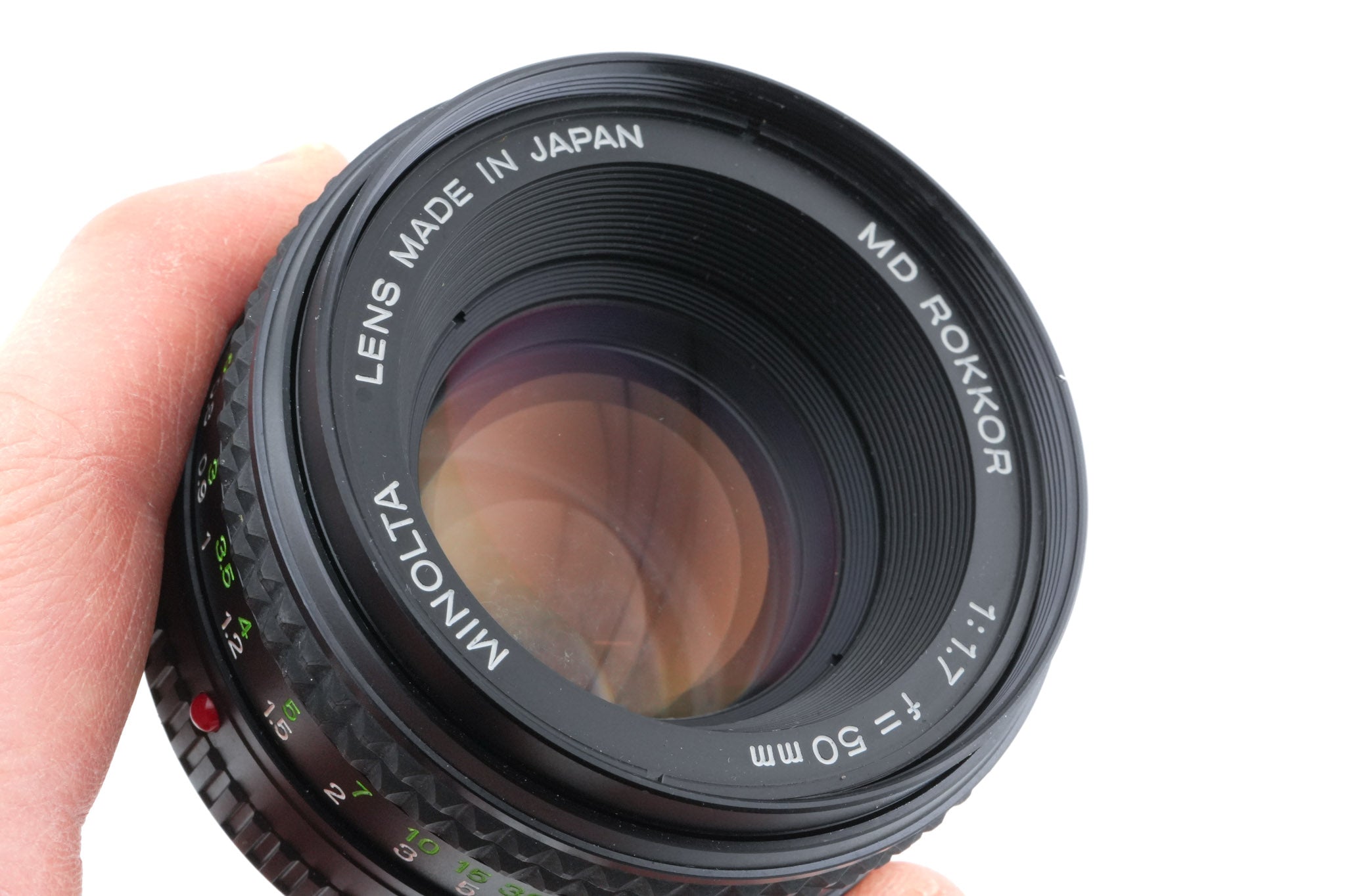 Minolta 50mm f1.7 MD Rokkor