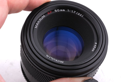 Minolta 50mm f1.7 Maxxum AF