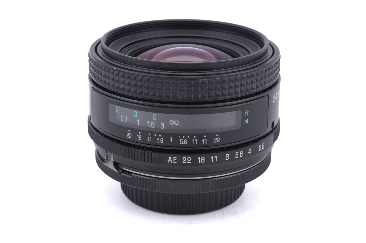 Tamron 24mm f2.5 BBAR MC (01B) + Adaptall - Mamiya MSX/DSX (M42)