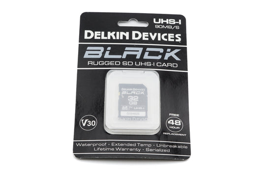 Delkin Devices 32 GB SDHC Card Black UHS-I (90 MB/S)