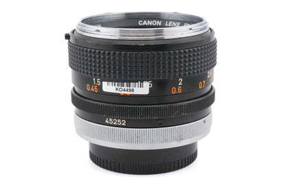 Canon 50mm f1.4 Chrome Nose