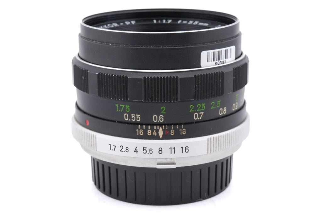 Minolta 55mm f1.7 MC Rokkor-PF