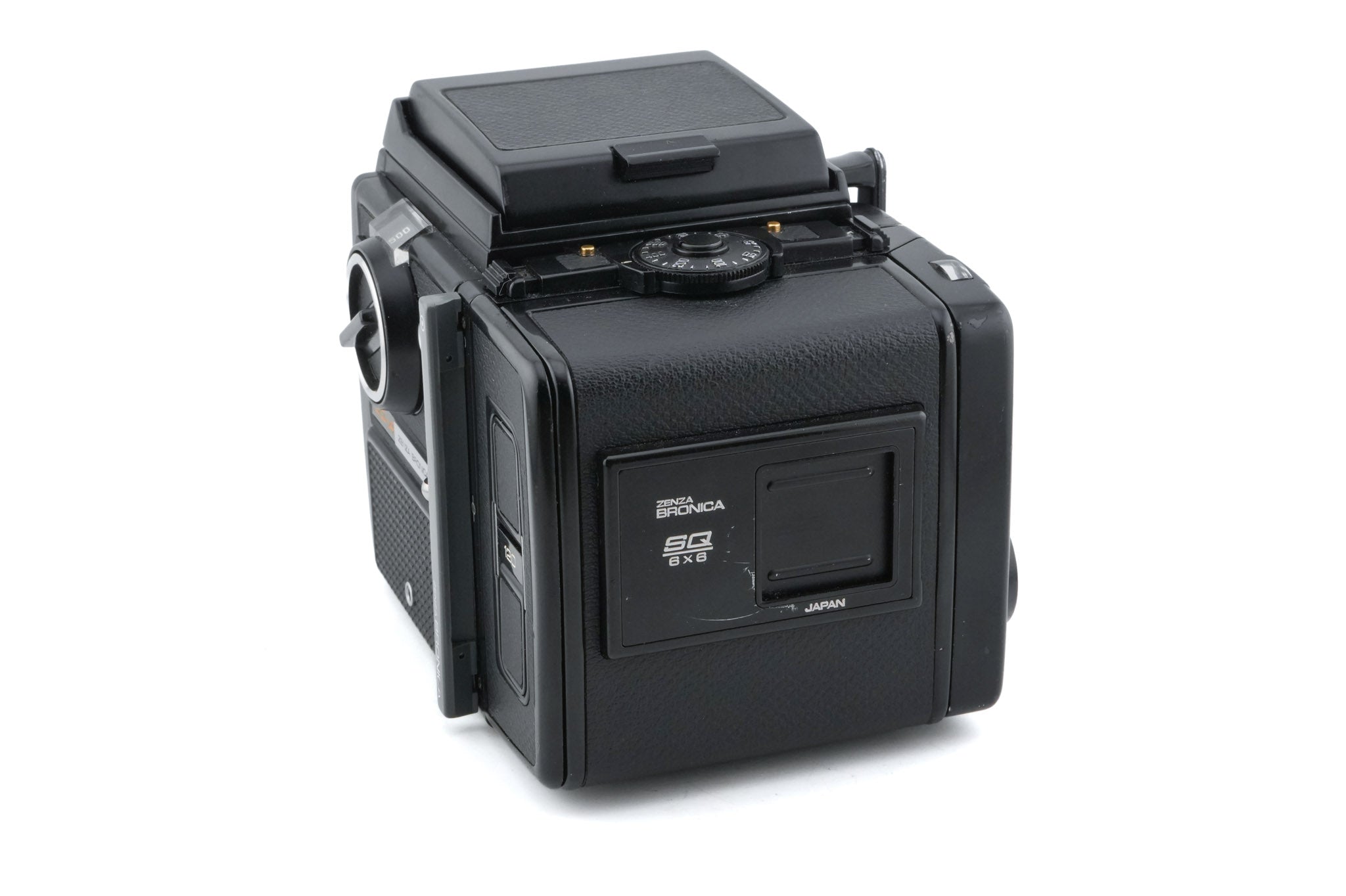 Zenza Bronica SQ-A + SQ 6x6 120 Roll Film Back + Waist Level Finder