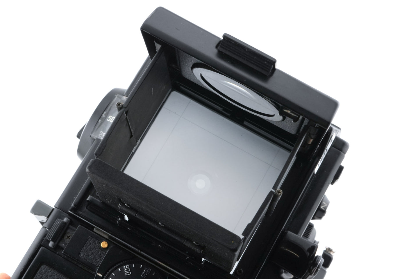 Zenza Bronica SQ-A + SQ 6x6 120 Roll Film Back + Waist Level Finder