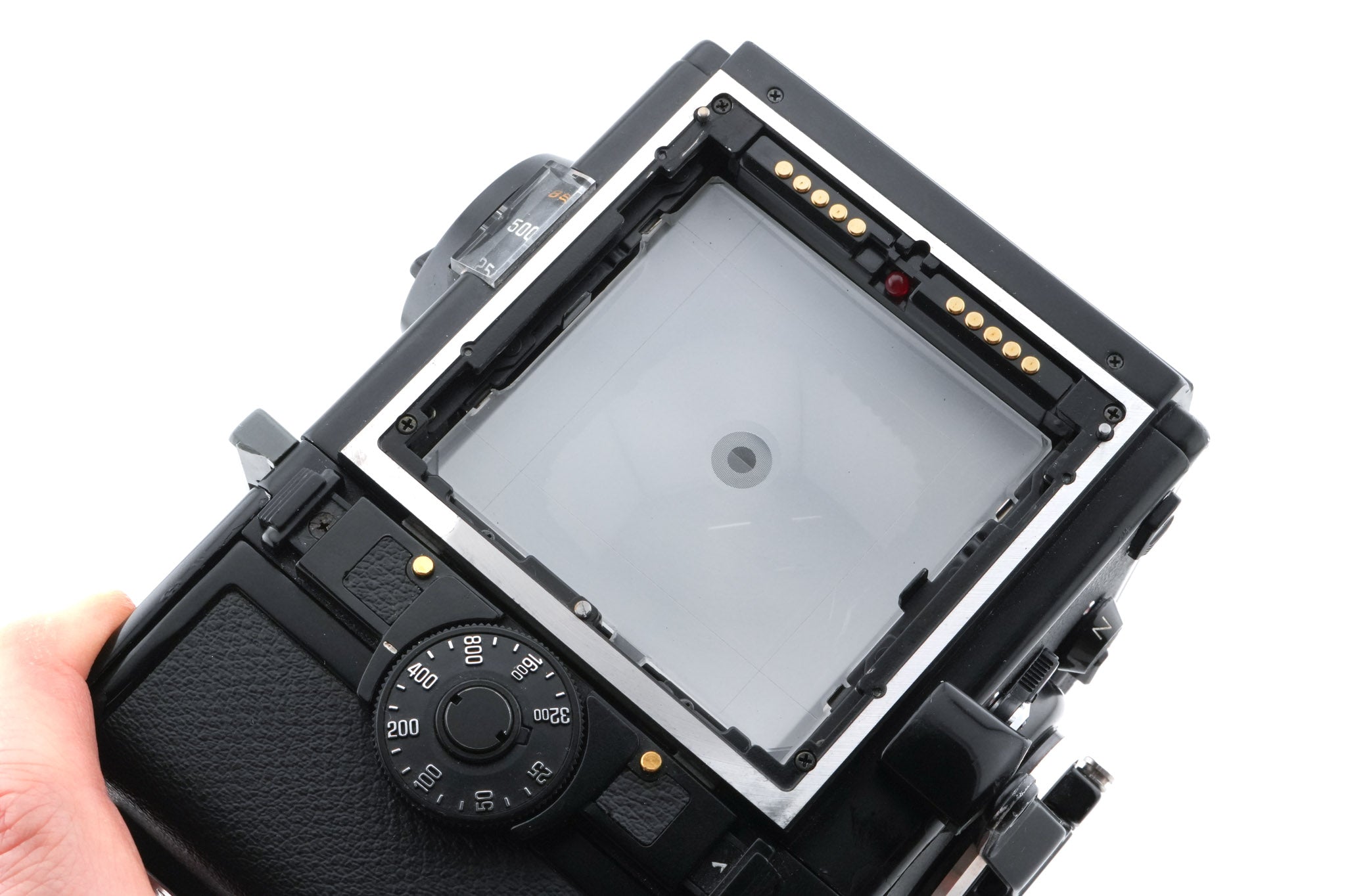 Zenza Bronica SQ-A + SQ 6x6 120 Roll Film Back + Waist Level Finder