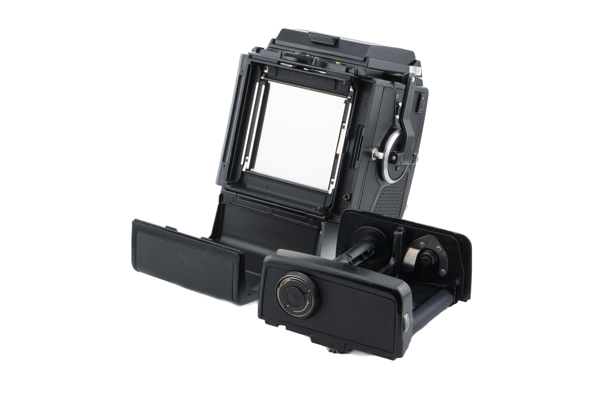 Zenza Bronica SQ-A + SQ 6x6 120 Roll Film Back + Waist Level Finder