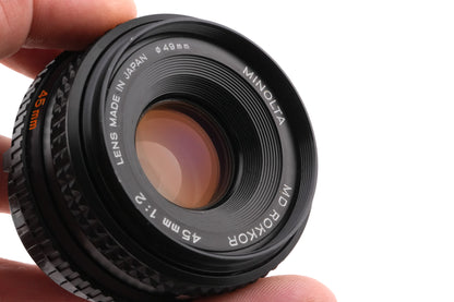 Minolta 45mm f2 MD Rokkor