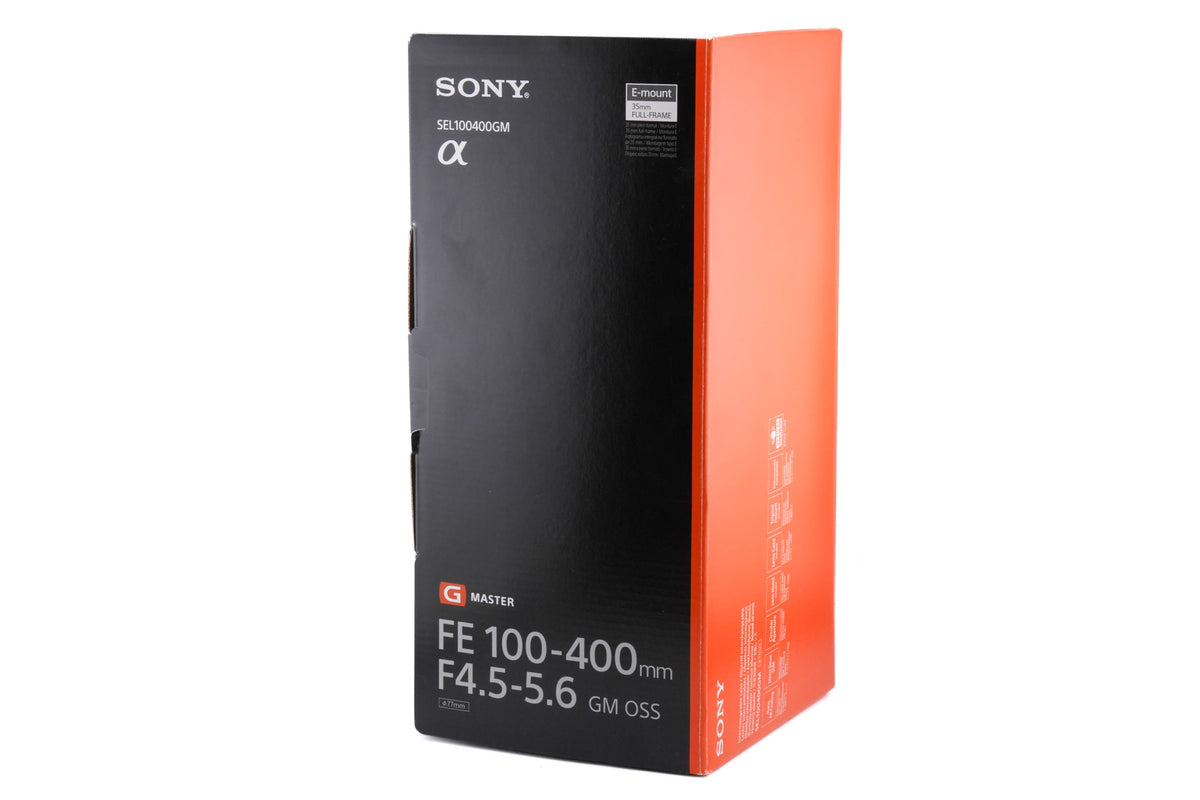 Sony 100-400mm f4.5-5.6 GM OSS (SEL100400GM)