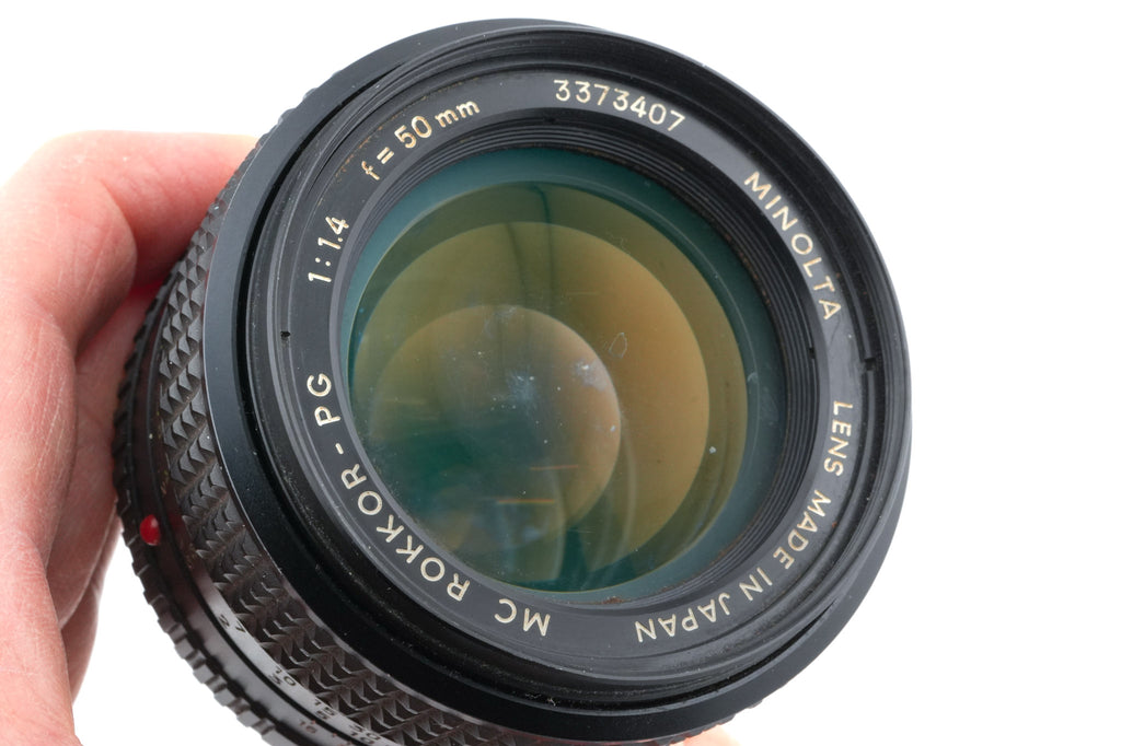 Minolta 50mm f1.4 MC Rokkor-PG