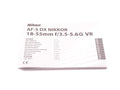 Nikon 18-55mm f3.5-5.6 G VR Instructions