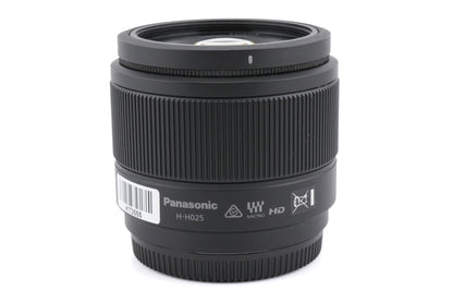 Panasonic 25mm f1.7 Lumix G ASPH. (H-H025)