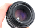 Minolta 50mm f1.7 MD