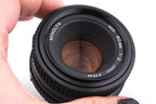 Minolta 50mm f2 MD