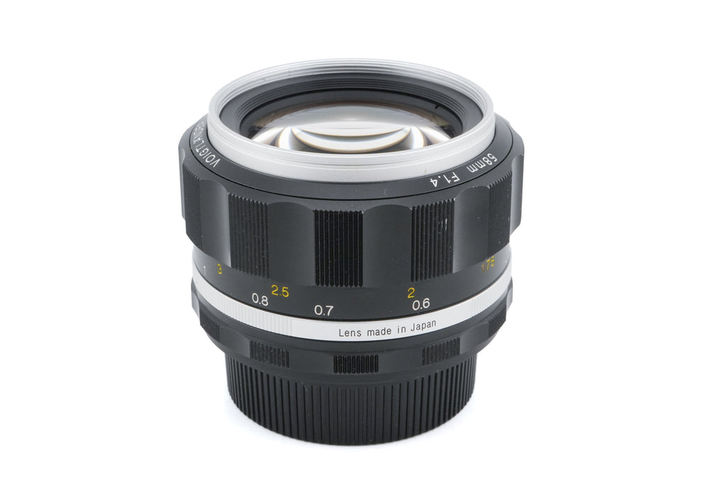 Voigtländer 58mm f1.4 Nokton SL IIs AI-P