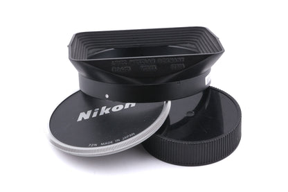 Leica 21mm f4 Super-Angulon-R (3-Cam) (11813) + Lens Hood (12506)