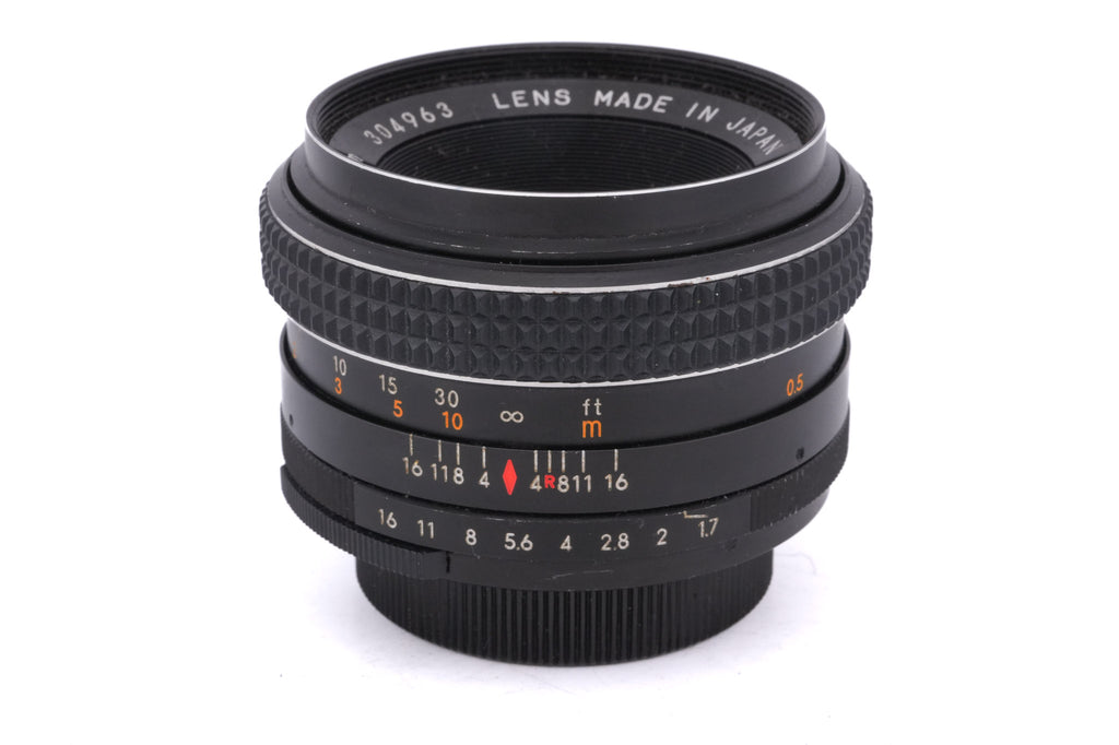 Chinon 55mm f1.7 Auto