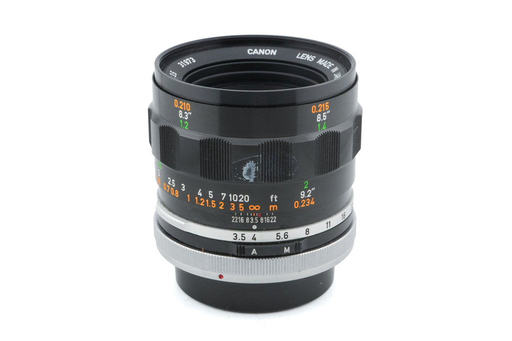 Canon 50mm f3.5 FL Macro