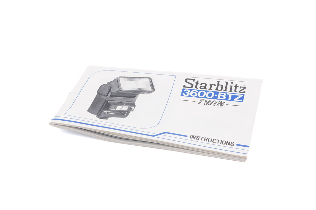 Starblitz 3600BTZ Twin Instructions