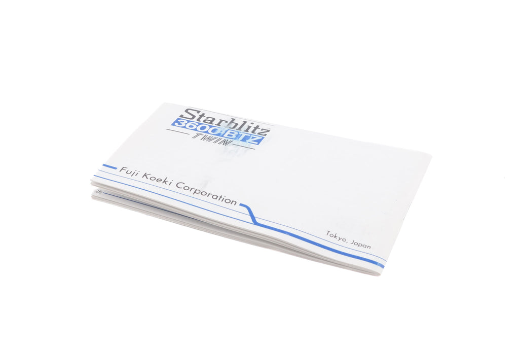 Starblitz 3600BTZ Twin Instructions