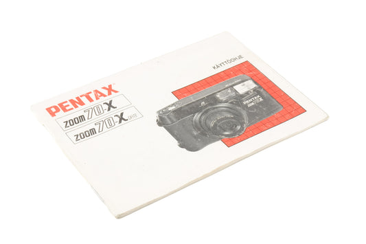 Pentax Zoom 70-X/Zoom 70-X Date Instructions