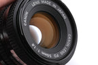 Canon 50mm f1.8 FDn