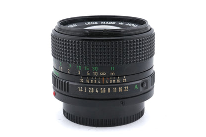 Canon 50mm f1.4 FDn