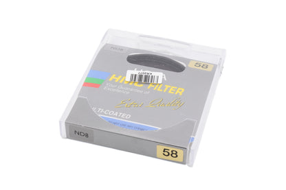 Hoya 58mm Neutral Density Filter NDX8 HMC
